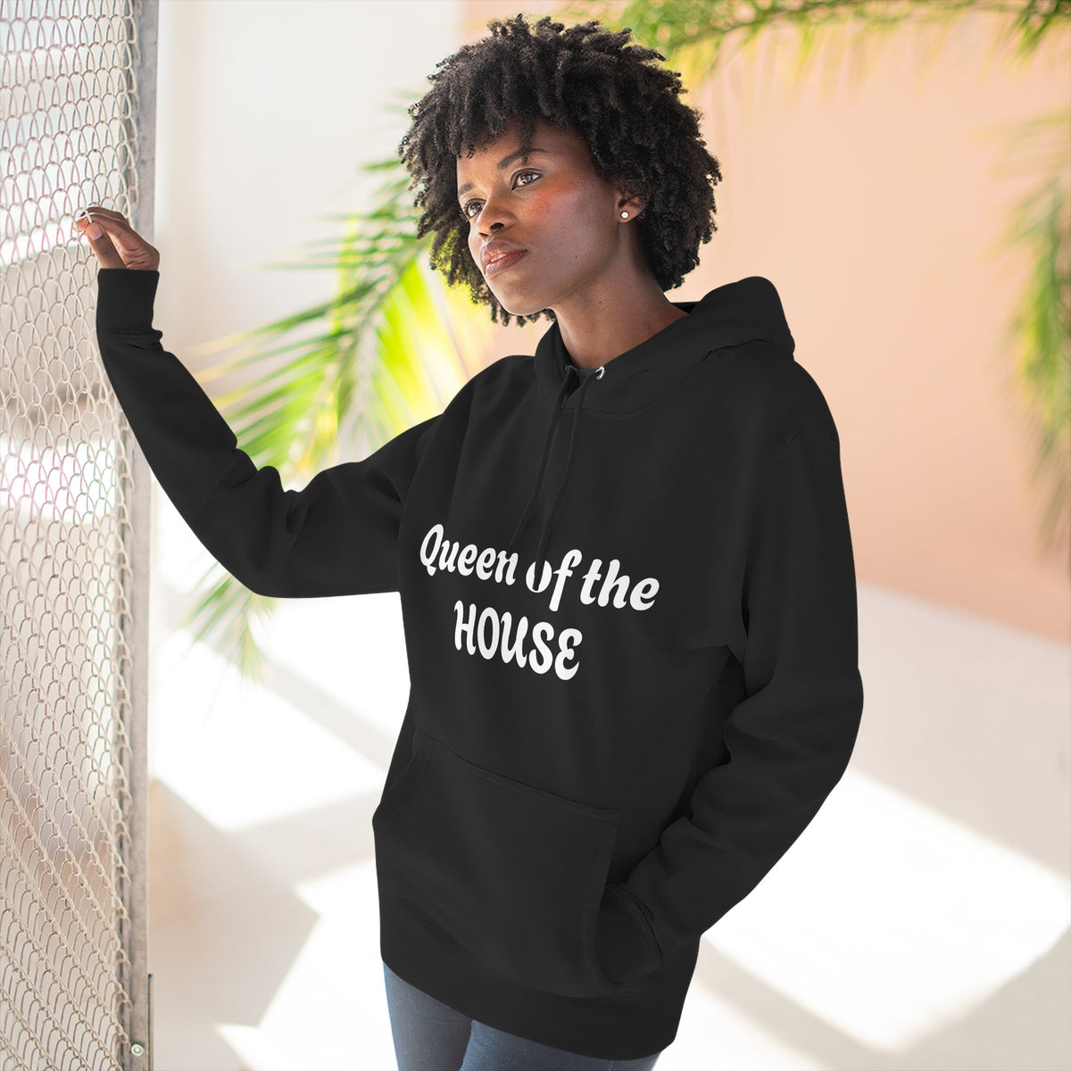 "Queen of the House" Fleece Hoodie