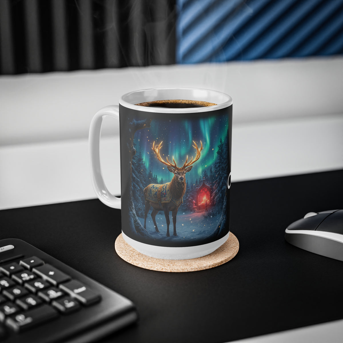 Christmas Reindeer Coffee Mug