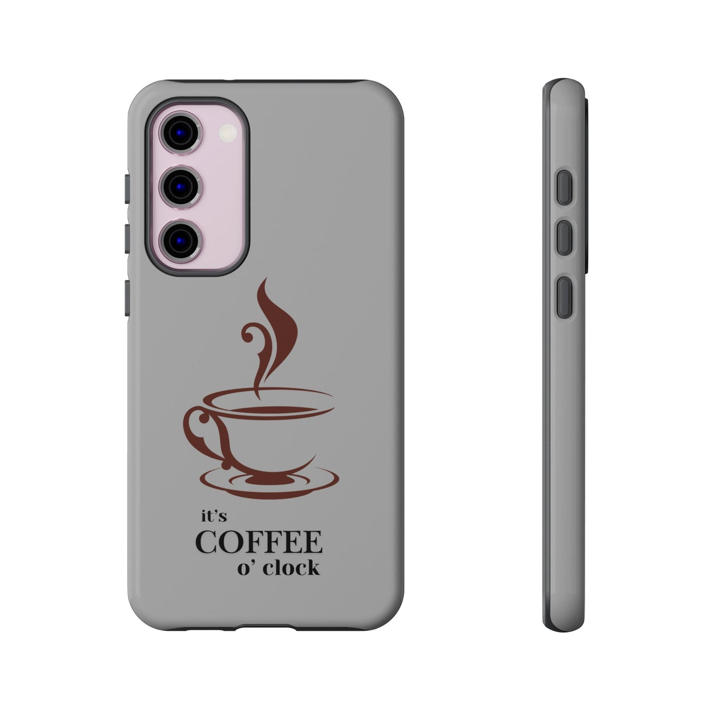 Coffee O'Clock Phone Case – Cute Coffee Cup Protective Phone Cover