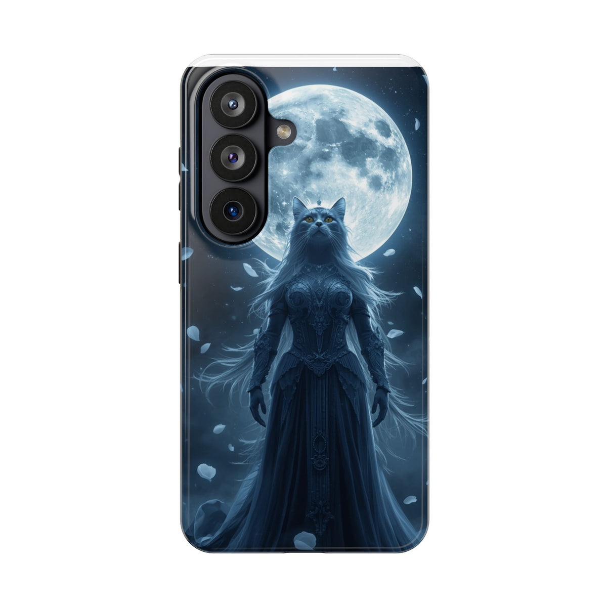 Moonlit Cat Goddess Phone Case