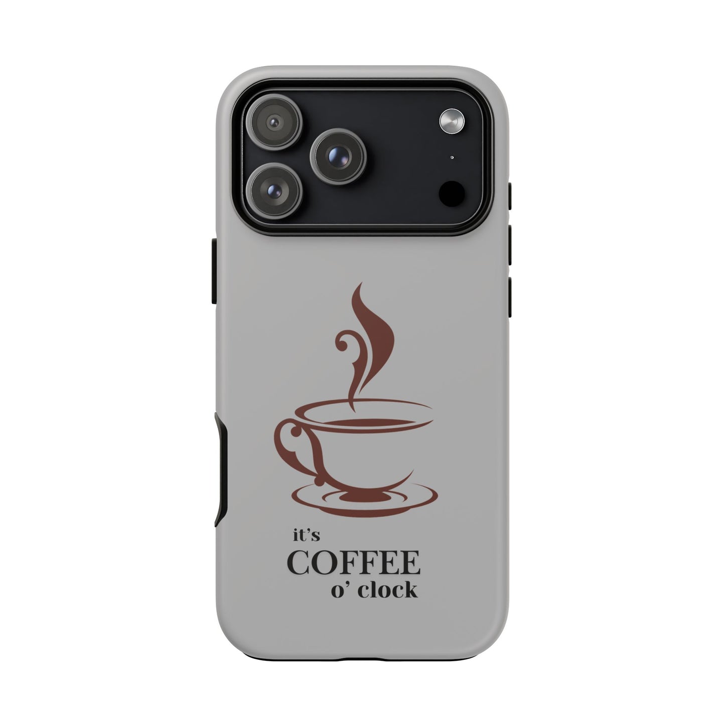 Coffee O'Clock Phone Case – Cute Coffee Cup Protective Phone Cover