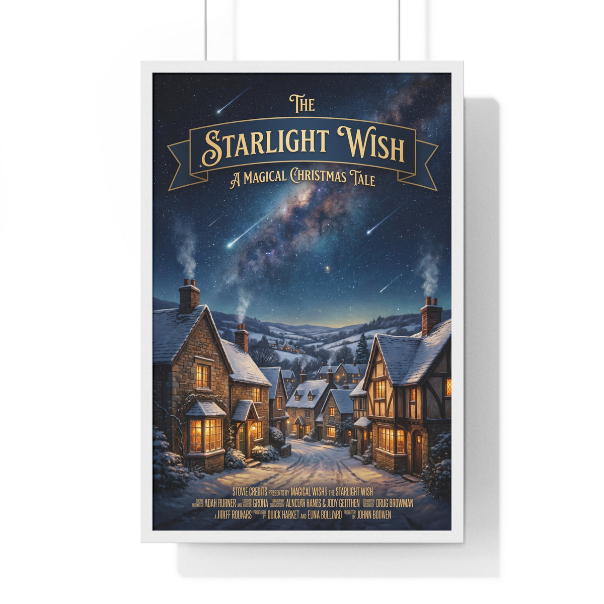 "The Starlight Wish: A Magical Christmas Tale" Holiday Framed Poster