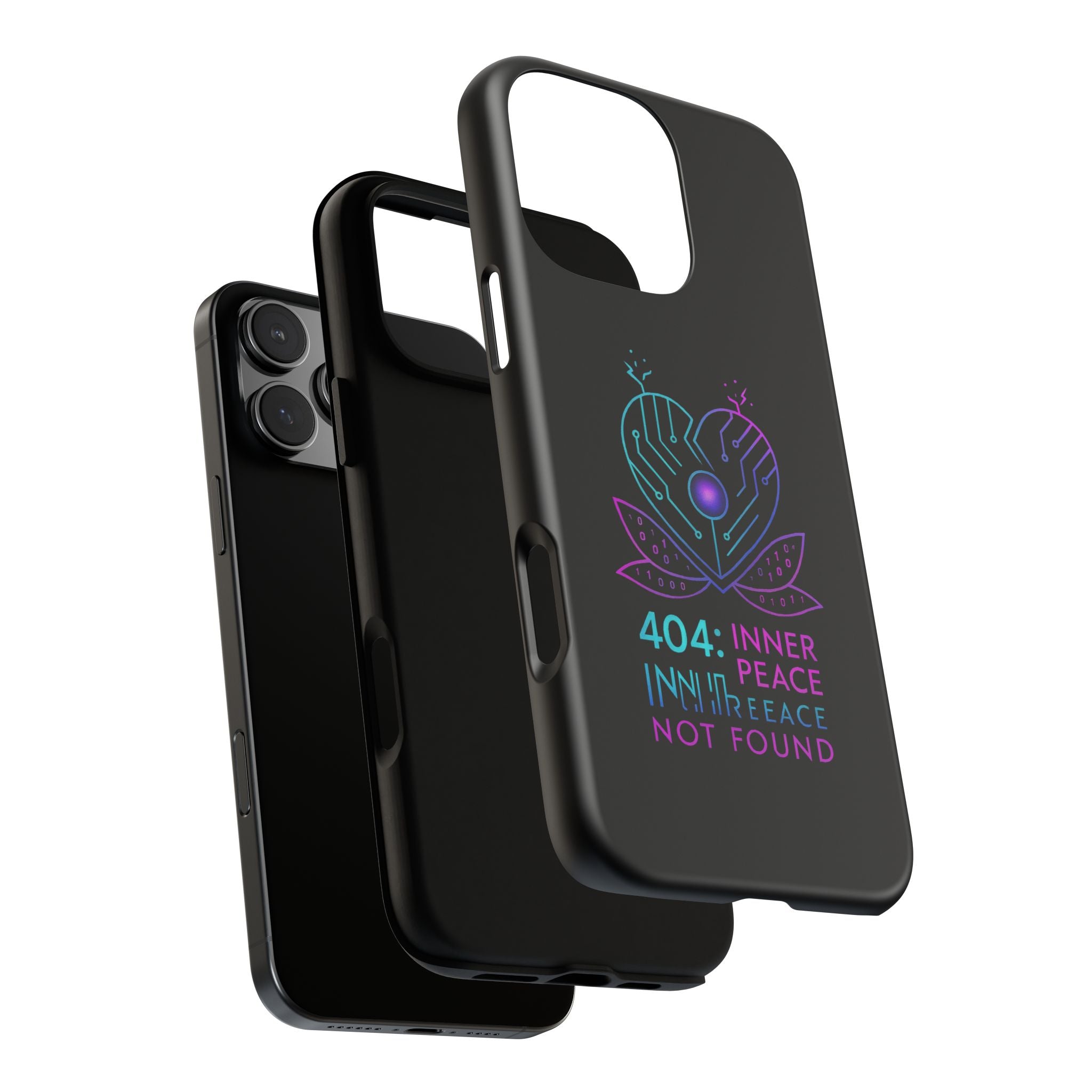 404 Inner Peace Phone Case | Tough Cases, Tech Accessories, Gift for Her, Cool Phone Cover, Unique Smartphone Case