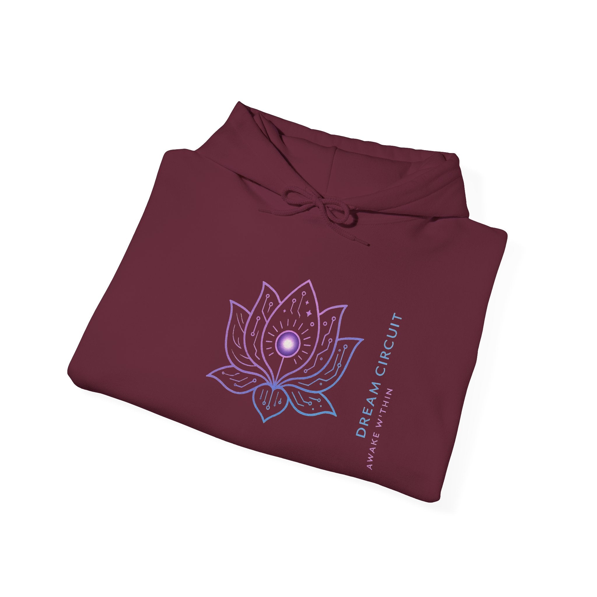 Lotus Flower Hoodie, Spiritual Sweatshirt, Yoga Gear, Meditation Apparel, Unisex Heavy Blend Hoodie, Gift for Him and Her