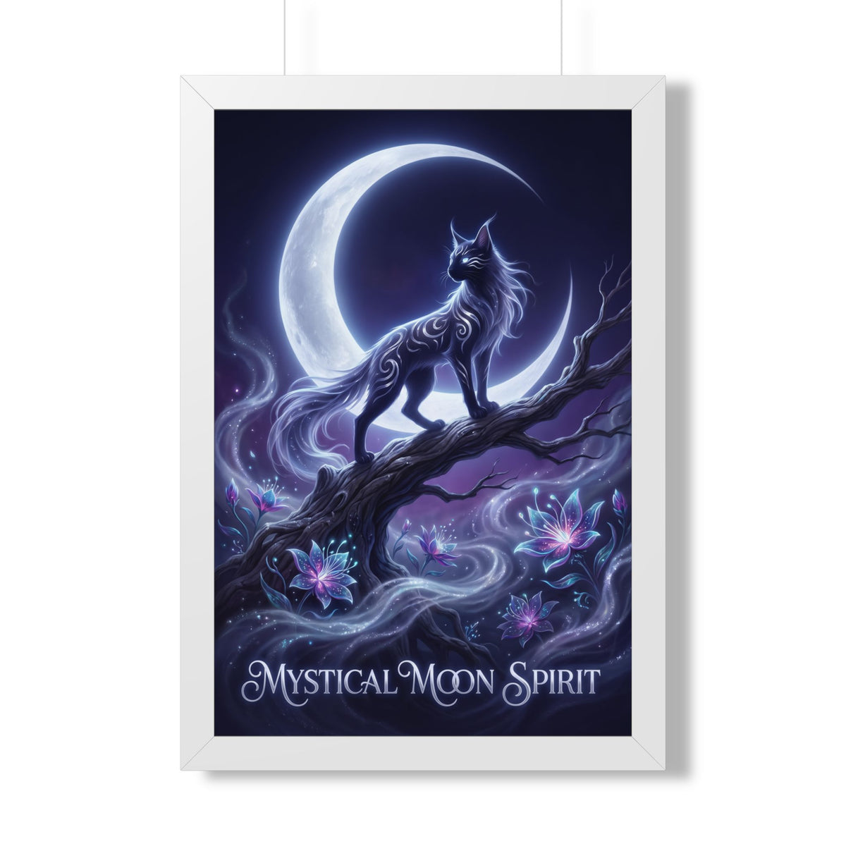 "Mystical Moon Spirit" Framed Poster