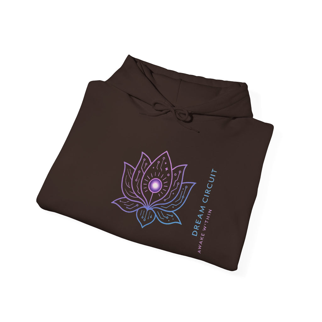 Lotus Flower Hoodie, Spiritual Sweatshirt, Yoga Gear, Meditation Apparel, Unisex Heavy Blend Hoodie, Gift for Him and Her