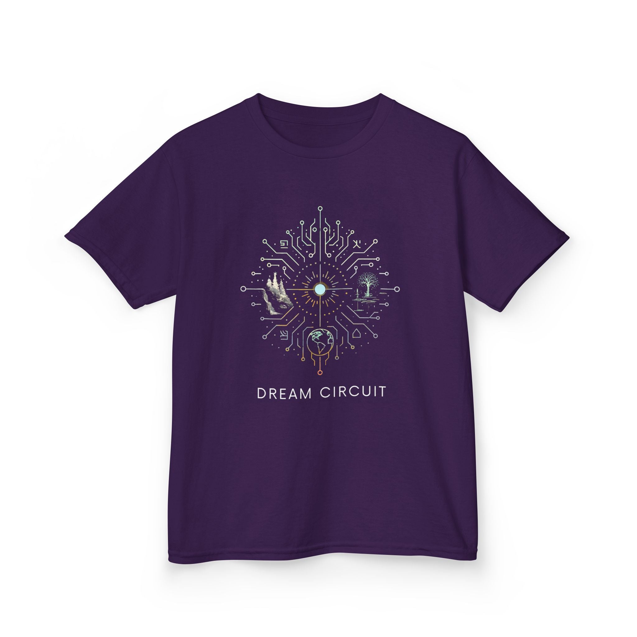 Dream Circuit Kids Tee - Cool Graphic T-Shirt for Creative Minds, Perfect for Birthdays, Everyday Wear, School Events, Gift Ideas