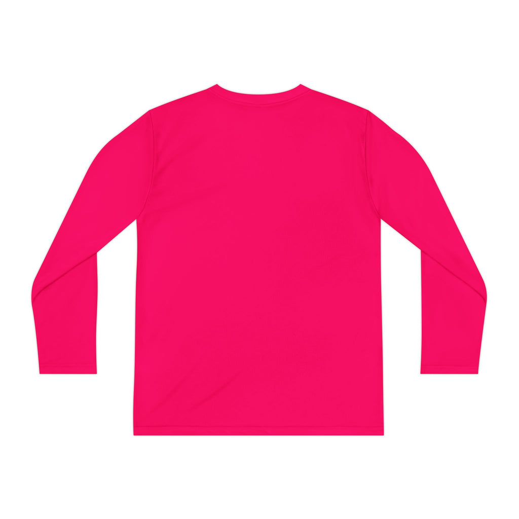 Youth Motivational Long Sleeve Tee - Vibrant Orange "Existence, How Striving Defines Me", Gift for Kids, Sportswear, Everyday Wear, [...]