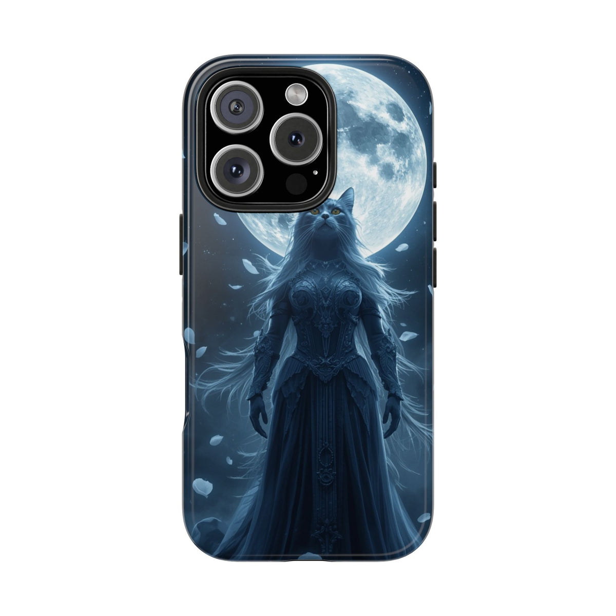 Moonlit Cat Goddess Phone Case