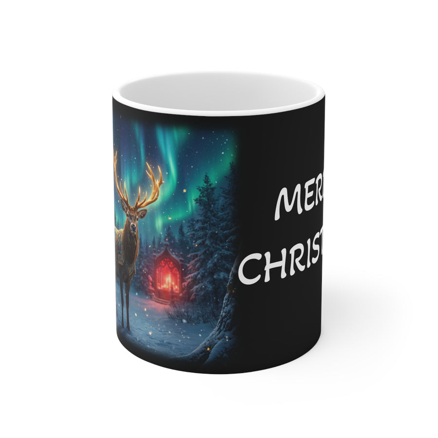 Christmas Reindeer Coffee Mug