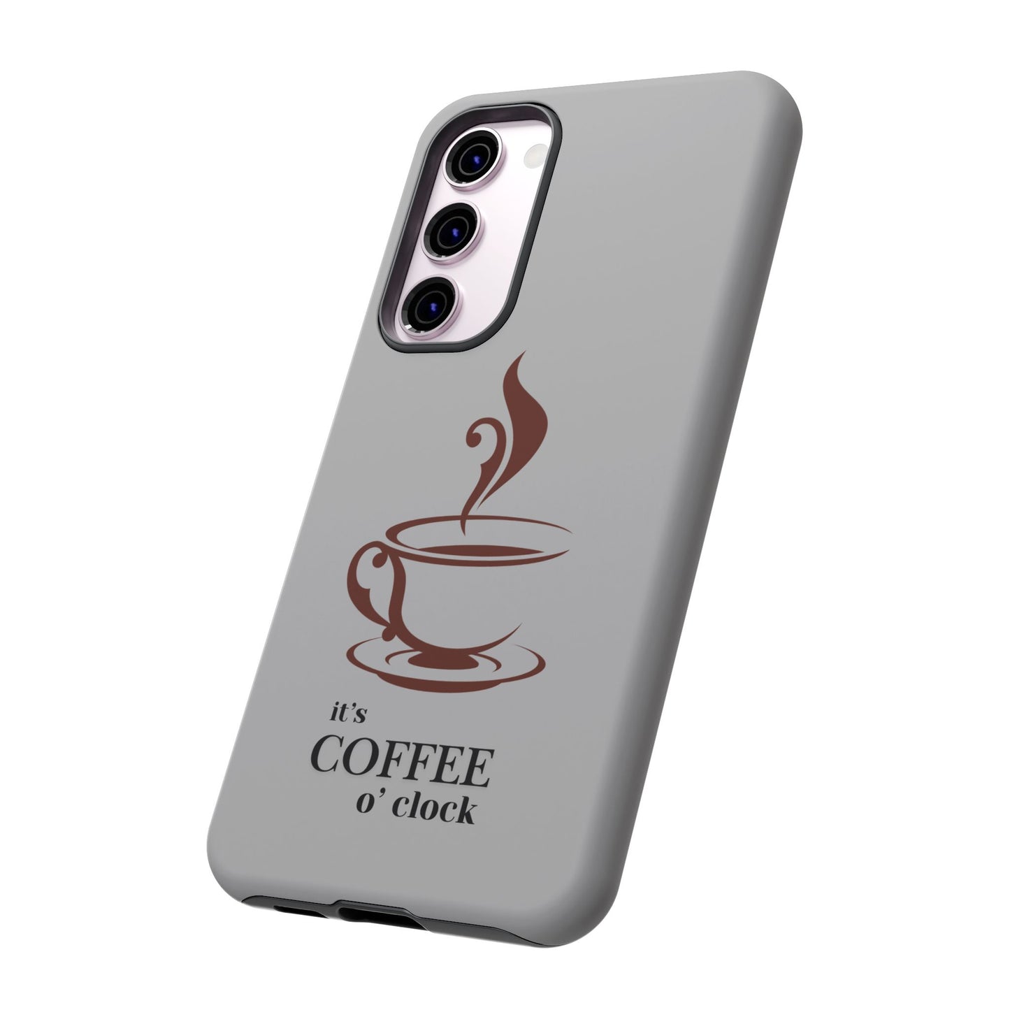 Coffee O'Clock Phone Case – Cute Coffee Cup Protective Phone Cover