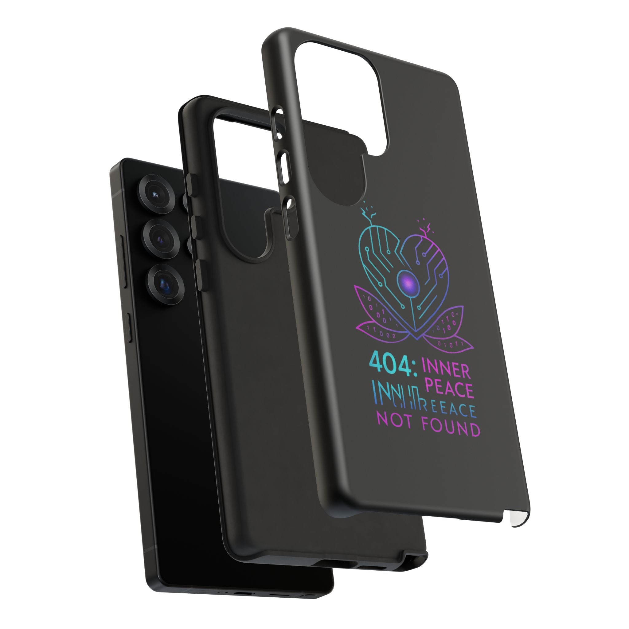 404 Inner Peace Phone Case | Tough Cases, Tech Accessories, Gift for Her, Cool Phone Cover, Unique Smartphone Case