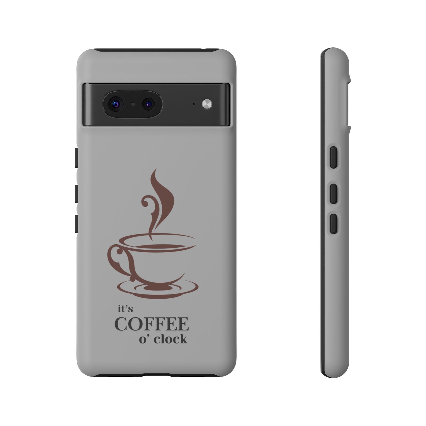 Coffee O'Clock Phone Case – Cute Coffee Cup Protective Phone Cover