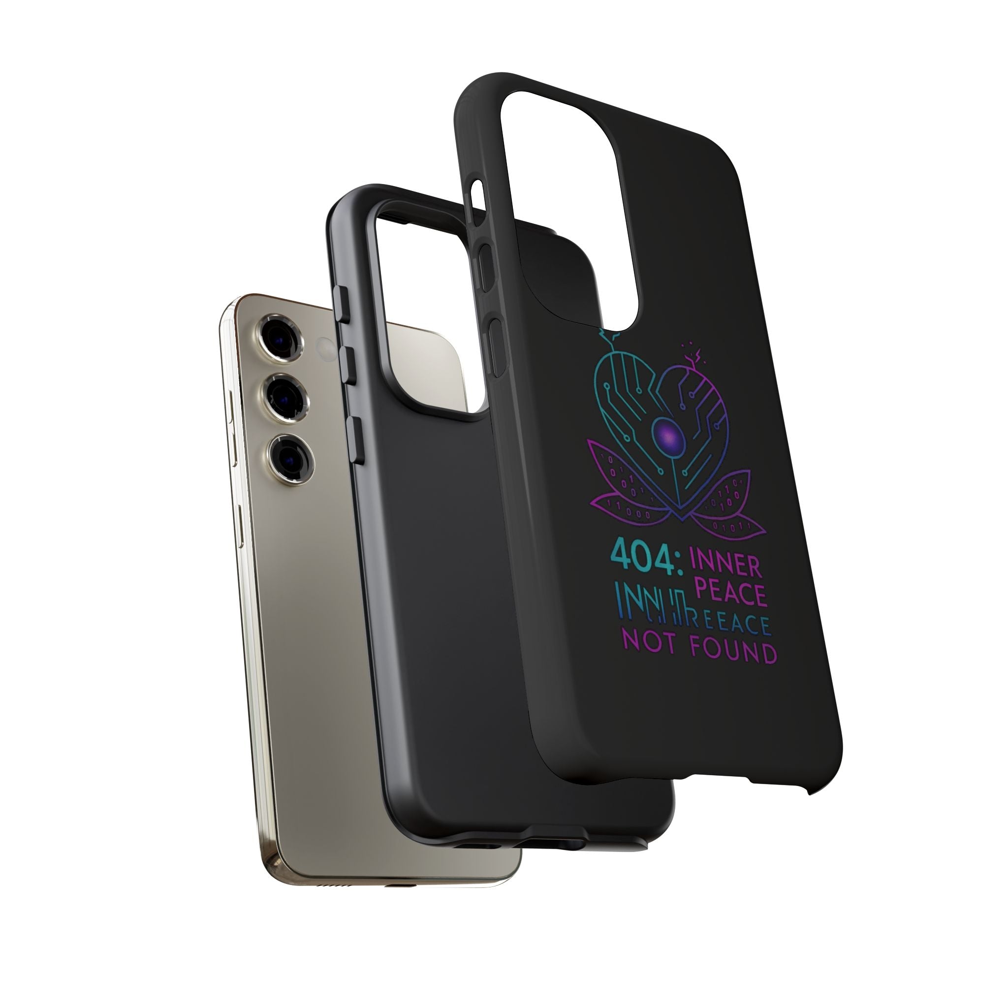 404 Inner Peace Phone Case | Tough Cases, Tech Accessories, Gift for Her, Cool Phone Cover, Unique Smartphone Case