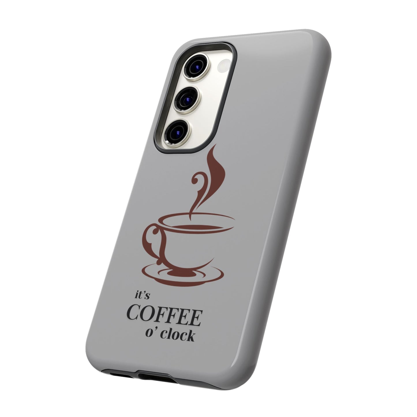 Coffee O'Clock Phone Case – Cute Coffee Cup Protective Phone Cover