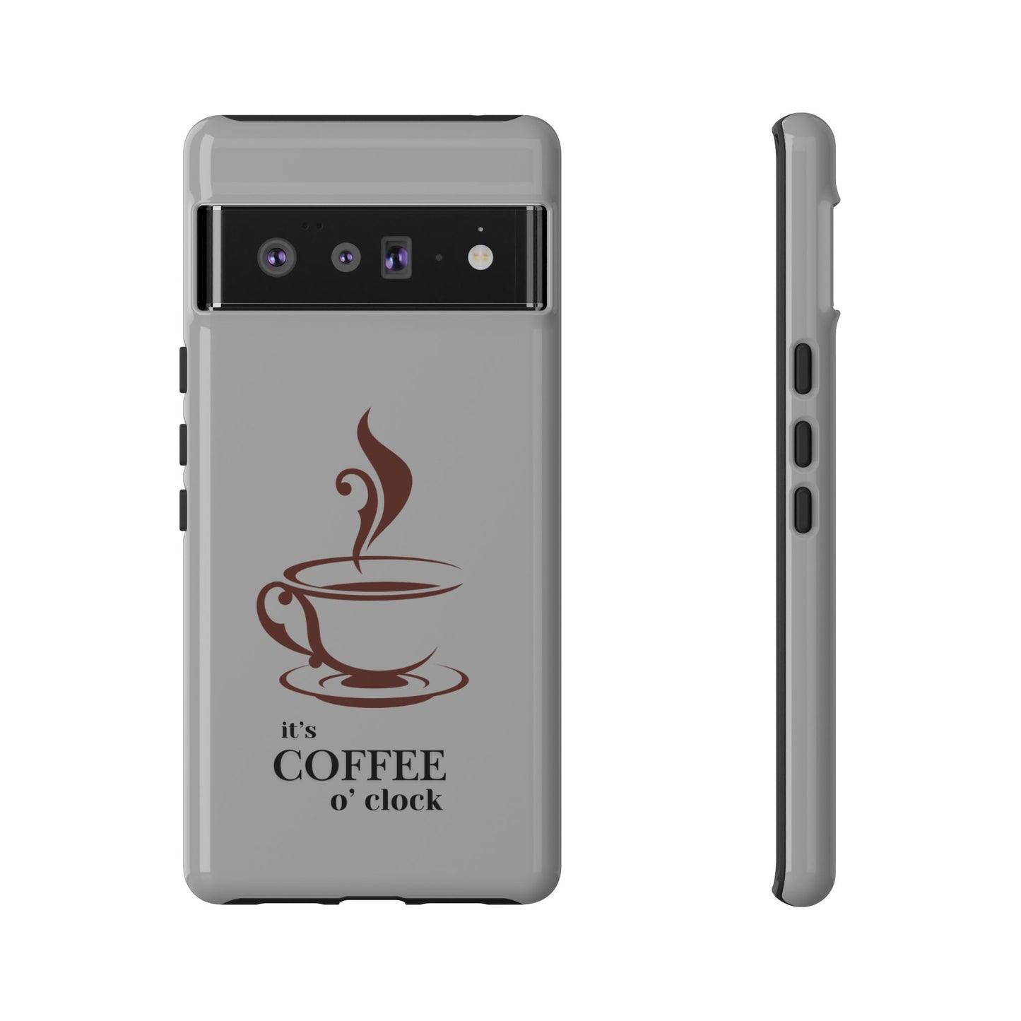 Coffee O'Clock Phone Case – Cute Coffee Cup Protective Phone Cover