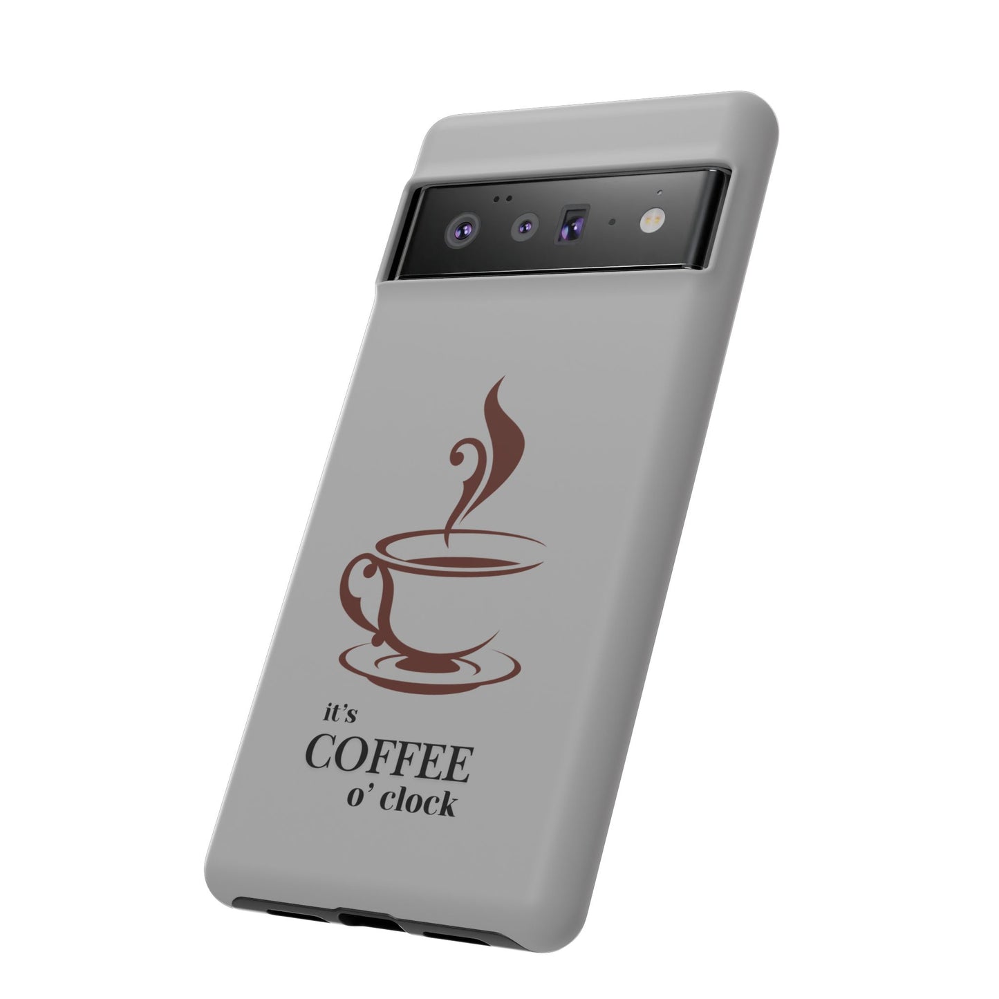 Coffee O'Clock Phone Case – Cute Coffee Cup Protective Phone Cover
