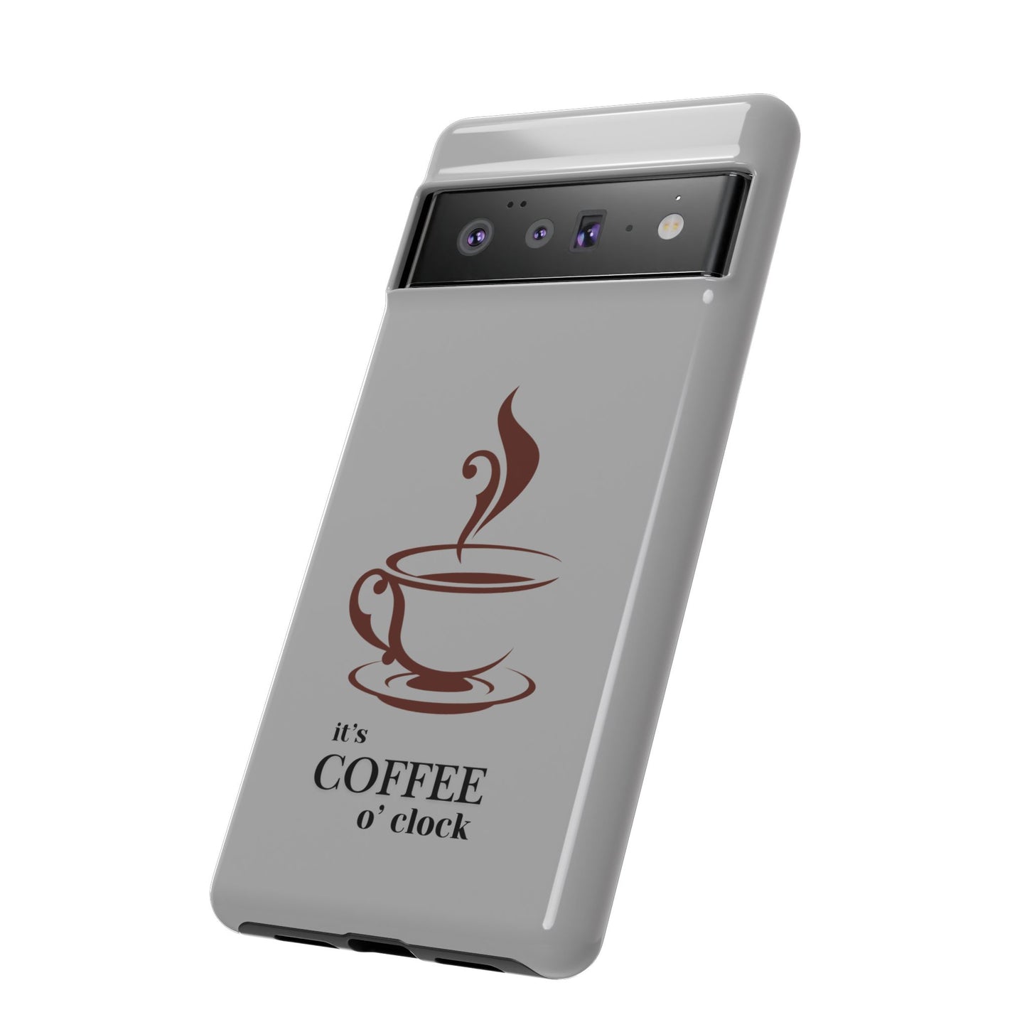 Coffee O'Clock Phone Case – Cute Coffee Cup Protective Phone Cover