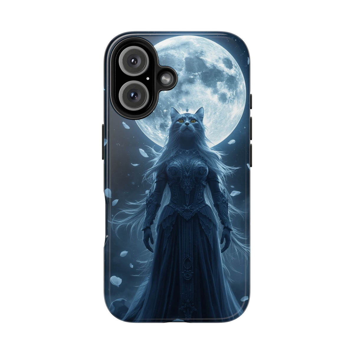 Moonlit Cat Goddess Phone Case