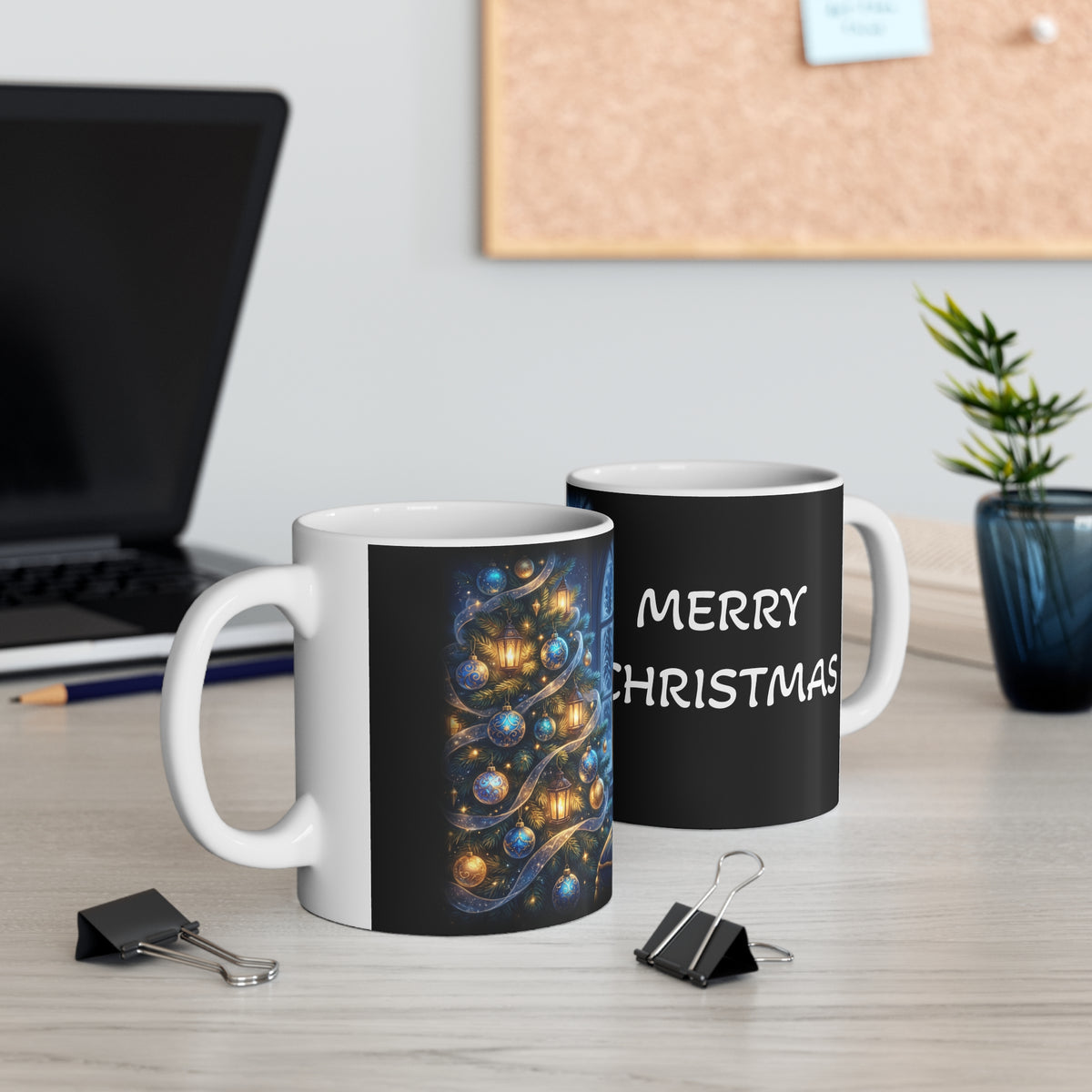 Christmas Cat Coffee Mug