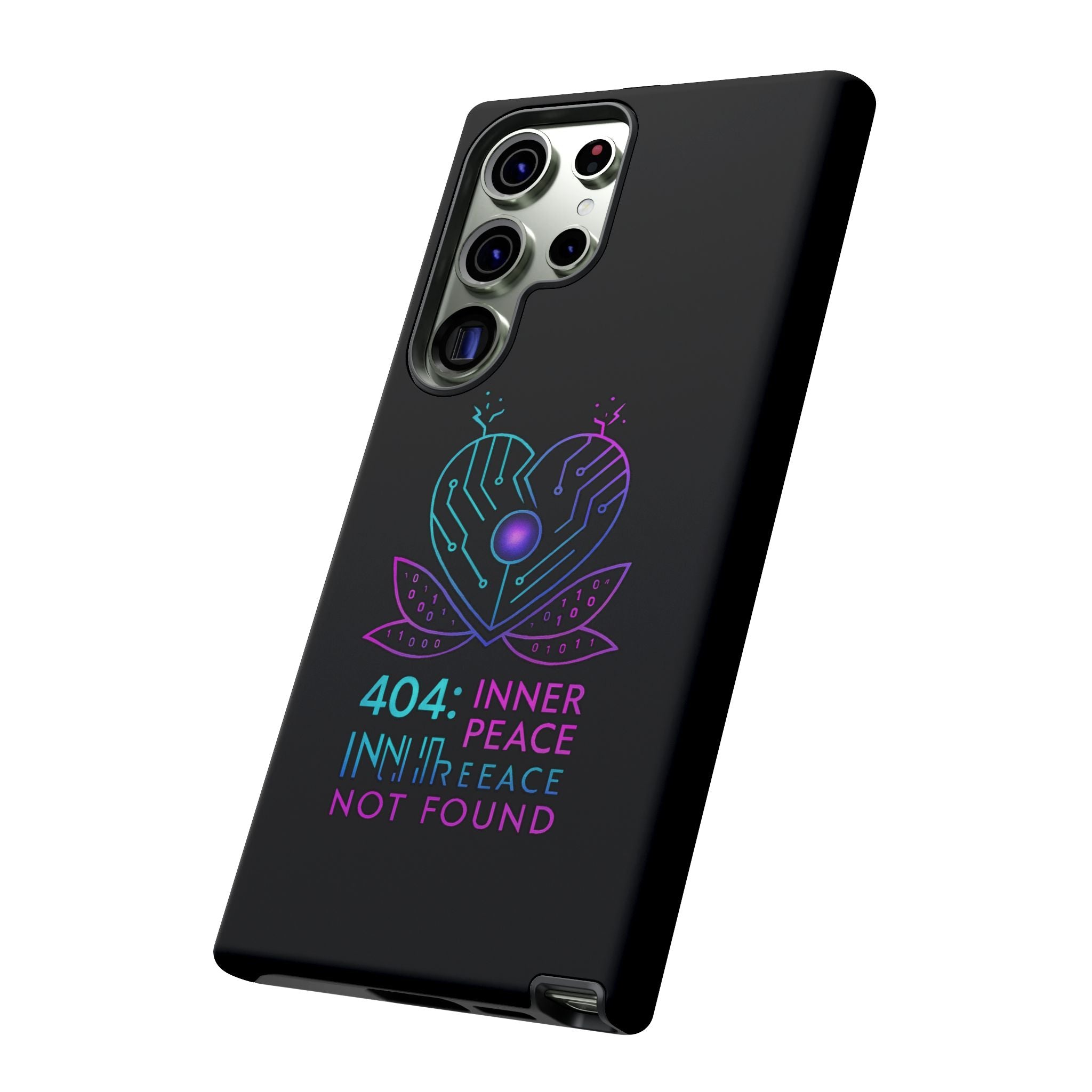 404 Inner Peace Phone Case | Tough Cases, Tech Accessories, Gift for Her, Cool Phone Cover, Unique Smartphone Case