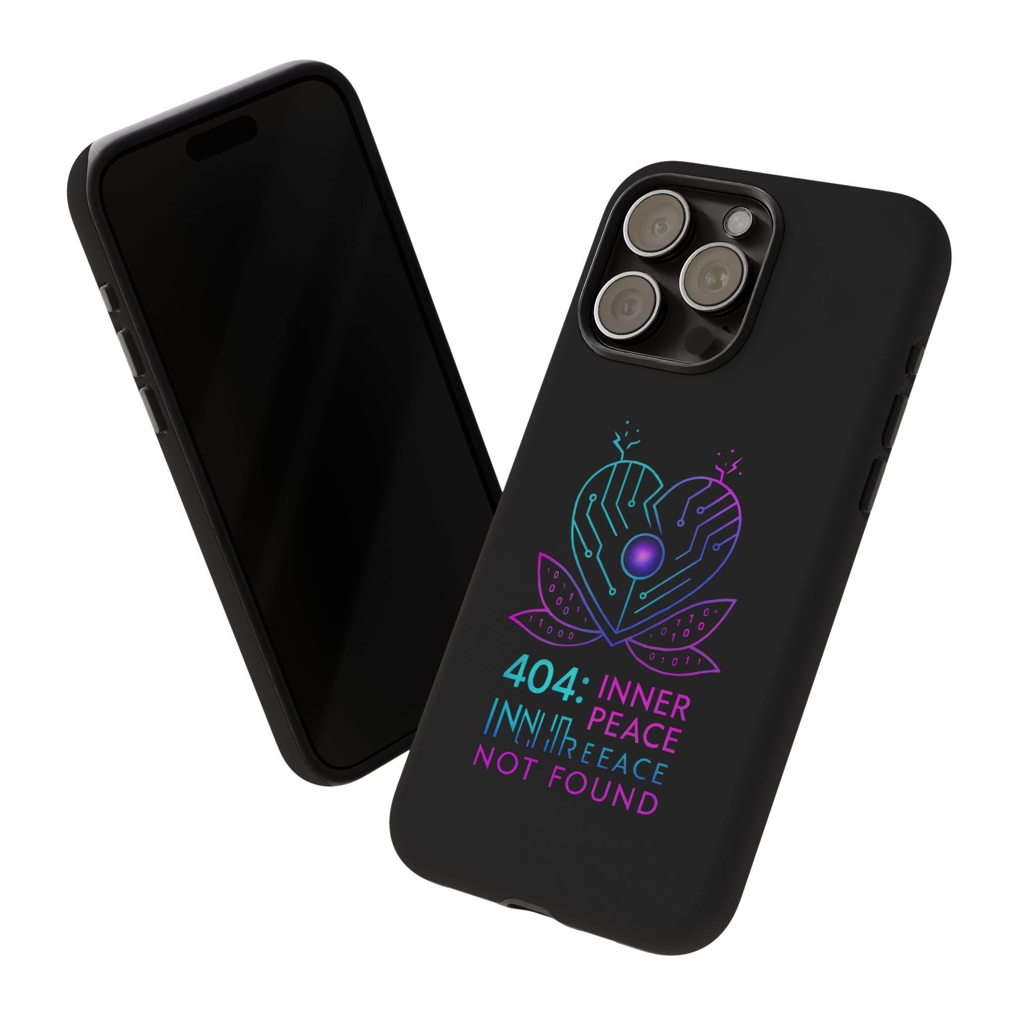 404 Inner Peace Phone Case | Tough Cases, Tech Accessories, Gift for Her, Cool Phone Cover, Unique Smartphone Case