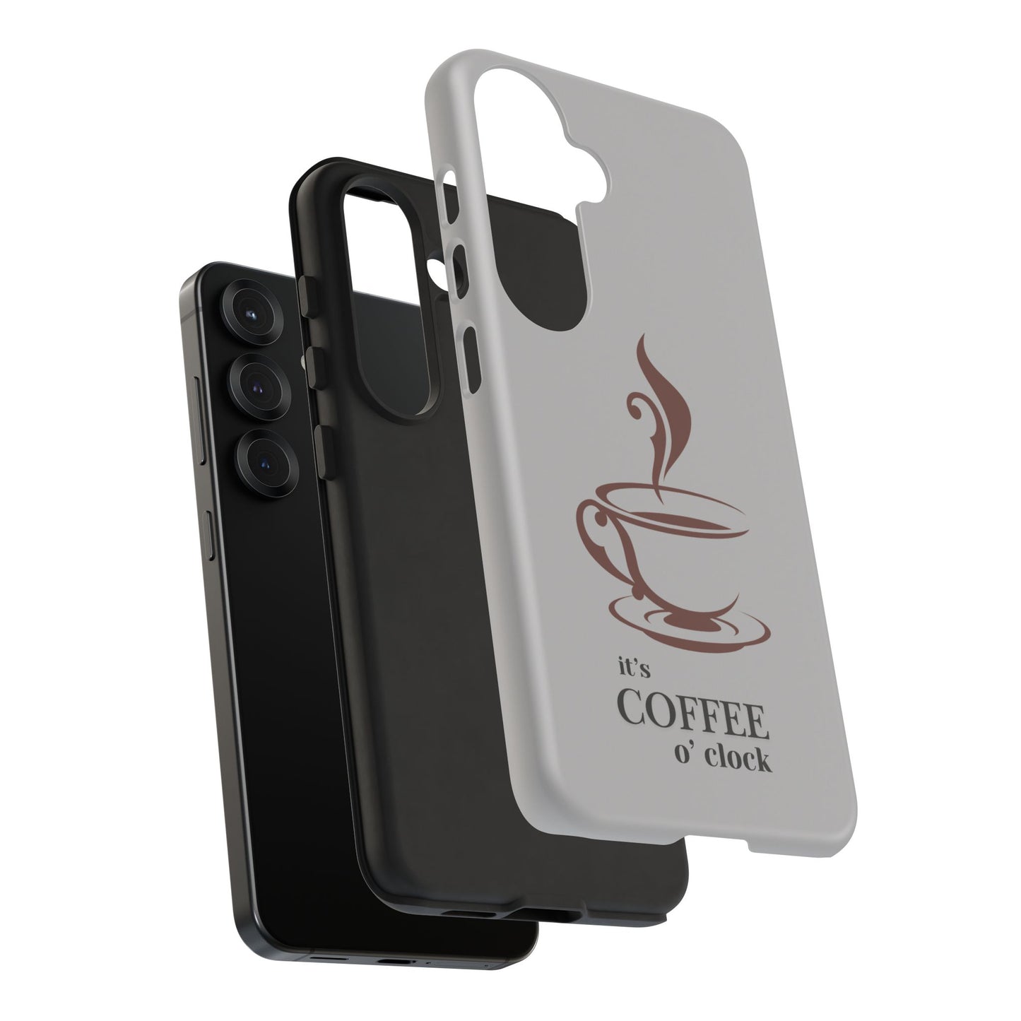 Coffee O'Clock Phone Case – Cute Coffee Cup Protective Phone Cover