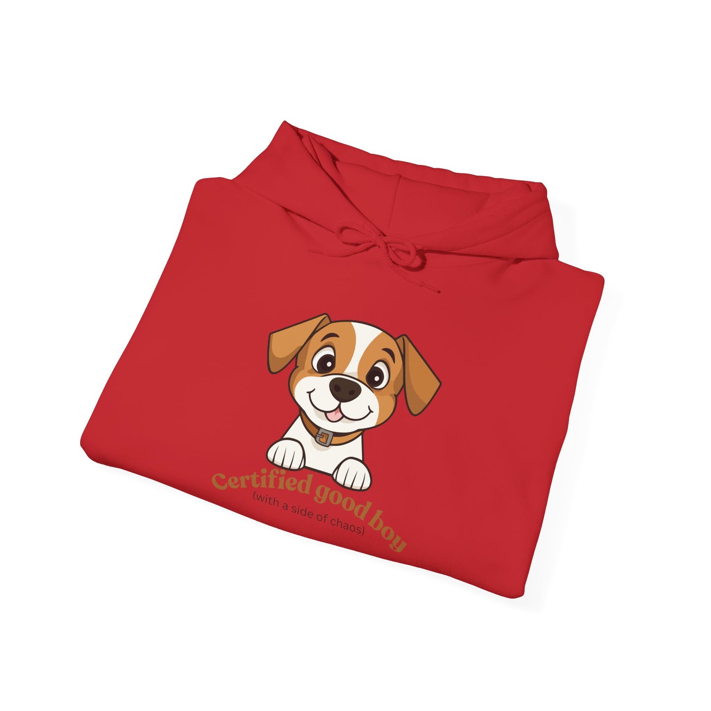 Certified Good Boy Hoodie — Cute Puppy Graphic Sweatshirt for Dog Lovers