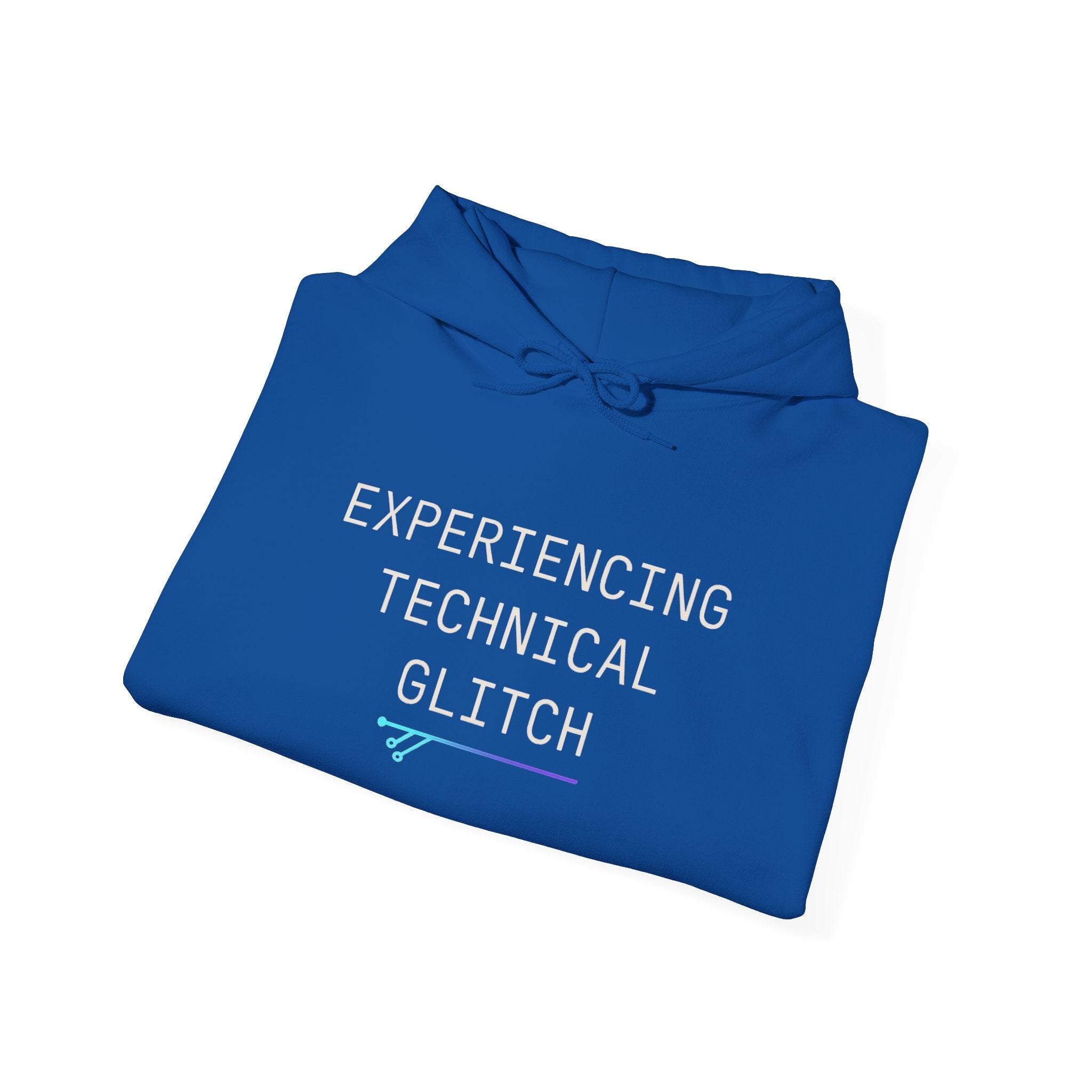 Tech Humor Hoodie - 'Experiencing Technical Glitch' Sweatshirt for Programmers, Gamers, Tech Lovers, Gifts, Casual Wear