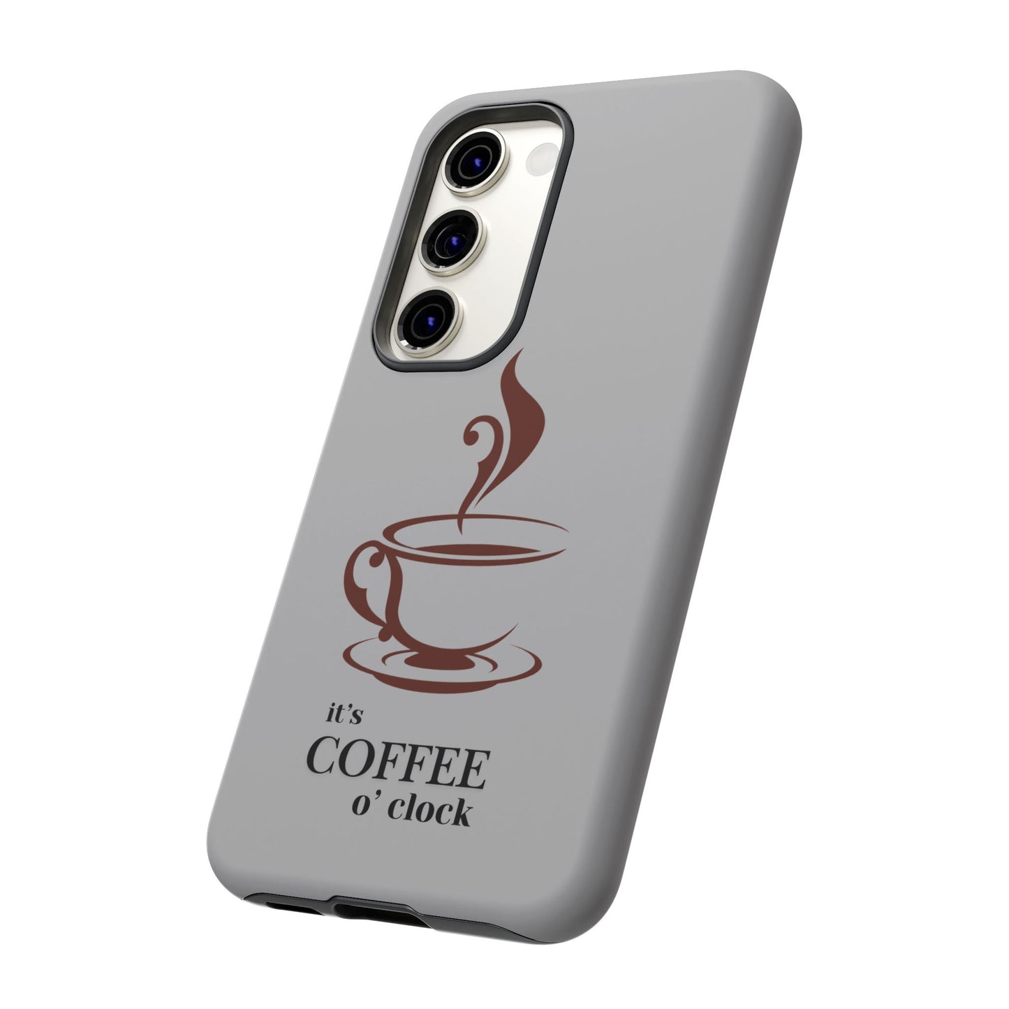 Coffee O'Clock Phone Case – Cute Coffee Cup Protective Phone Cover