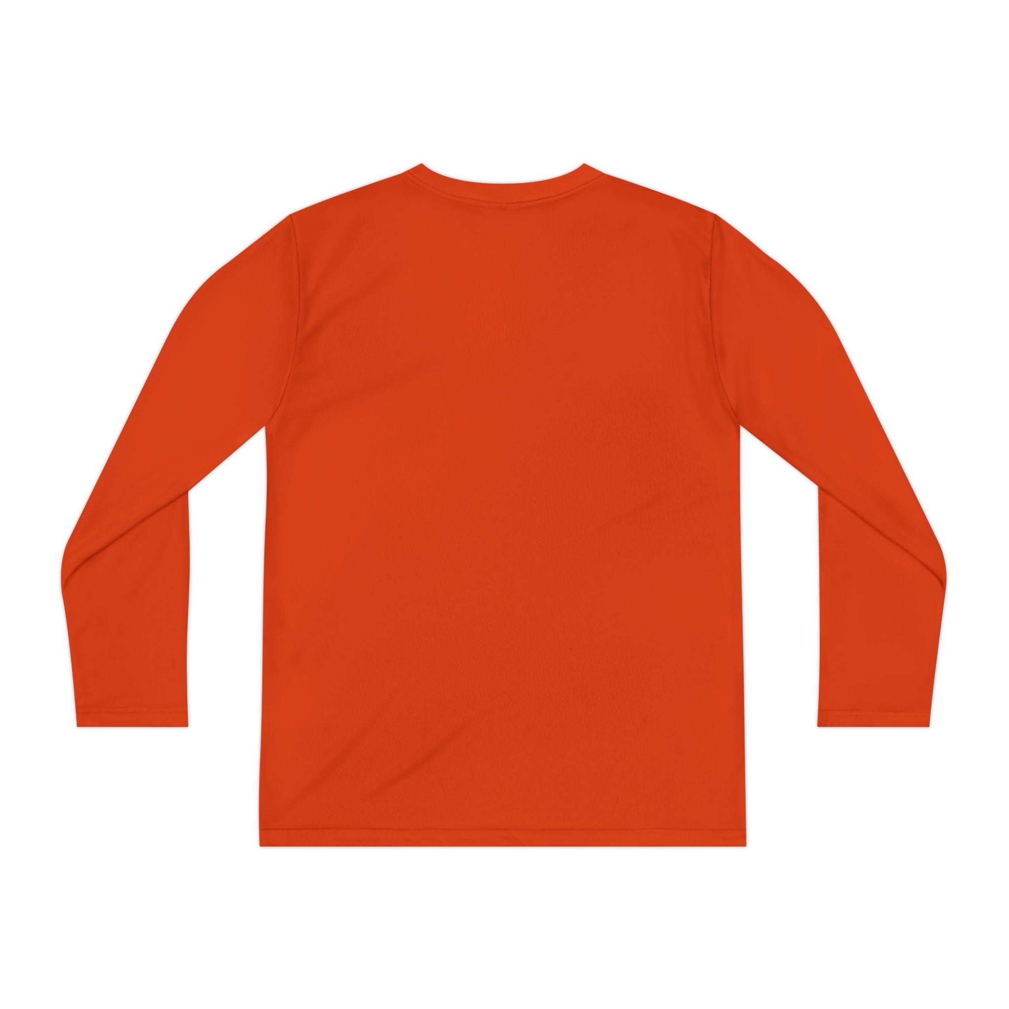 Youth Motivational Long Sleeve Tee - Vibrant Orange "Existence, How Striving Defines Me", Gift for Kids, Sportswear, Everyday Wear, [...]
