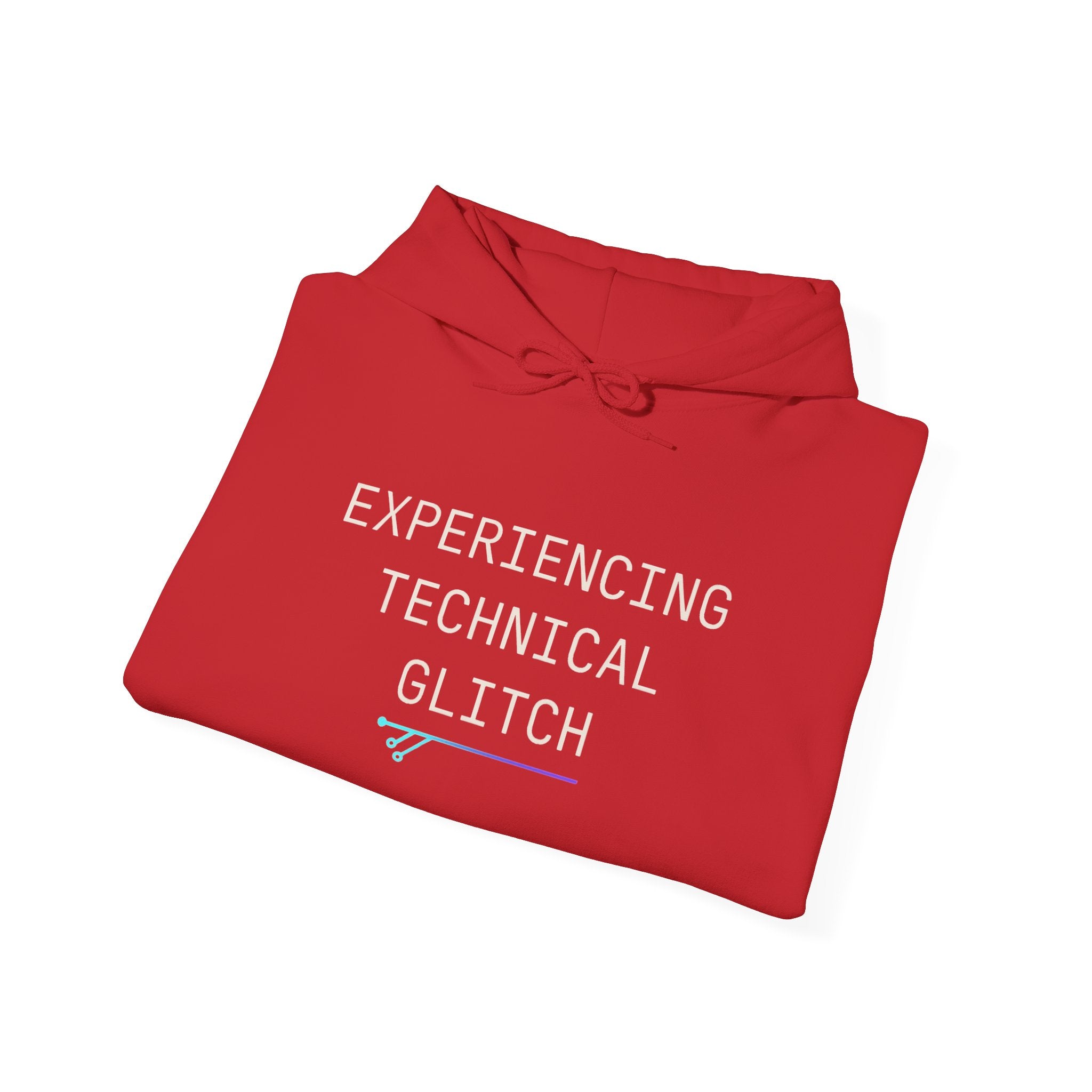 Tech Humor Hoodie - 'Experiencing Technical Glitch' Sweatshirt for Programmers, Gamers, Tech Lovers, Gifts, Casual Wear