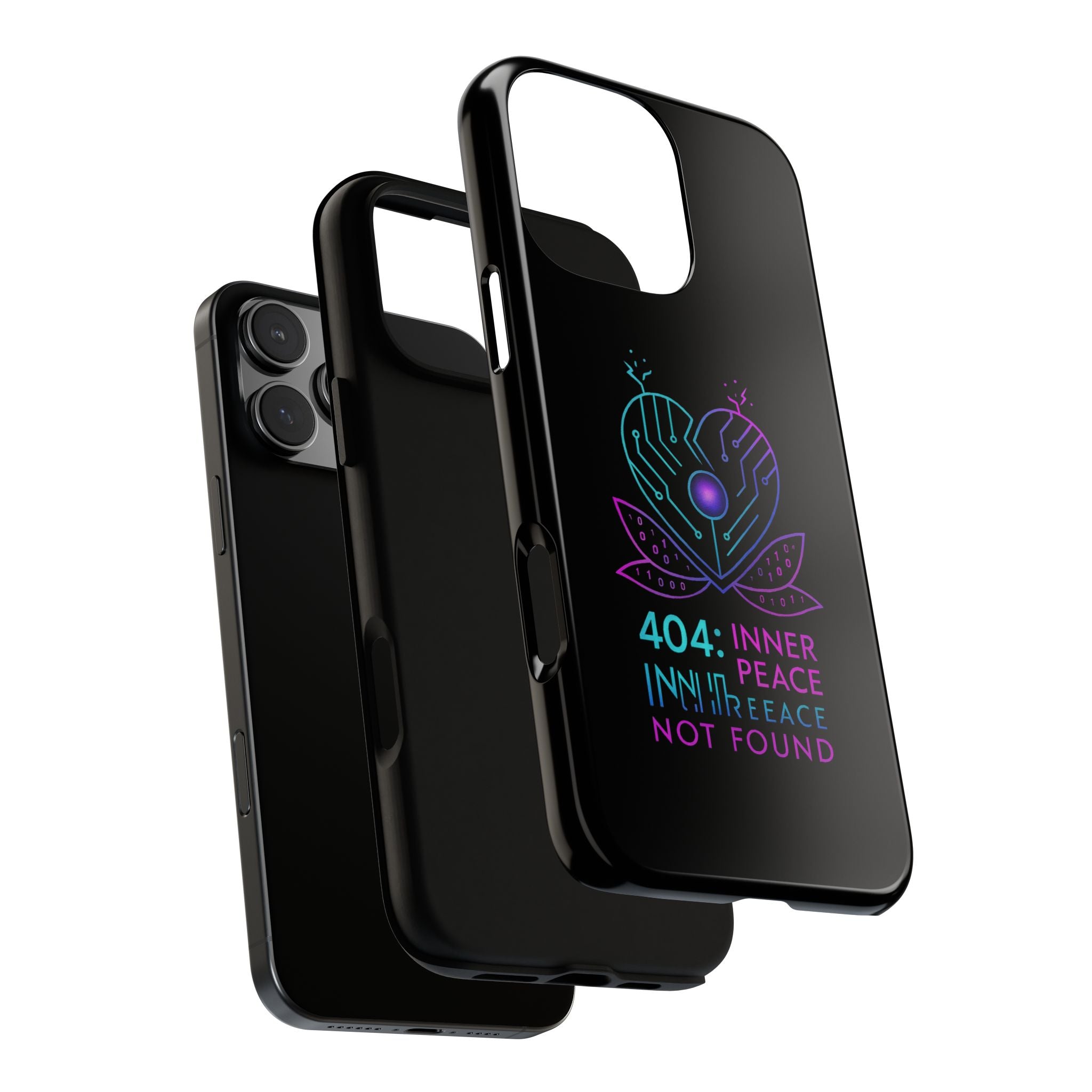 404 Inner Peace Phone Case | Tough Cases, Tech Accessories, Gift for Her, Cool Phone Cover, Unique Smartphone Case