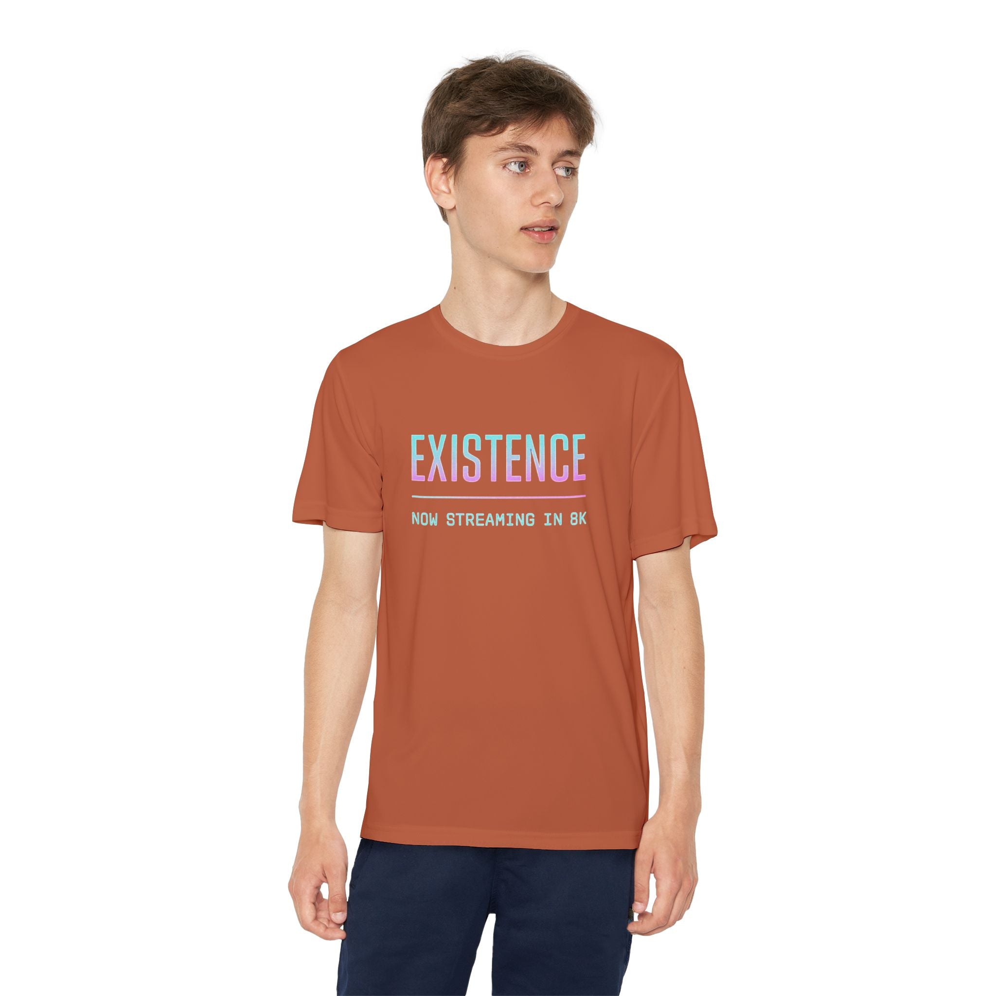 Youth Competitor Tee - Existence Motivational Shirt, Activewear for Teens, Sports Tee, Gift for Young Athletes, Fitness Apparel