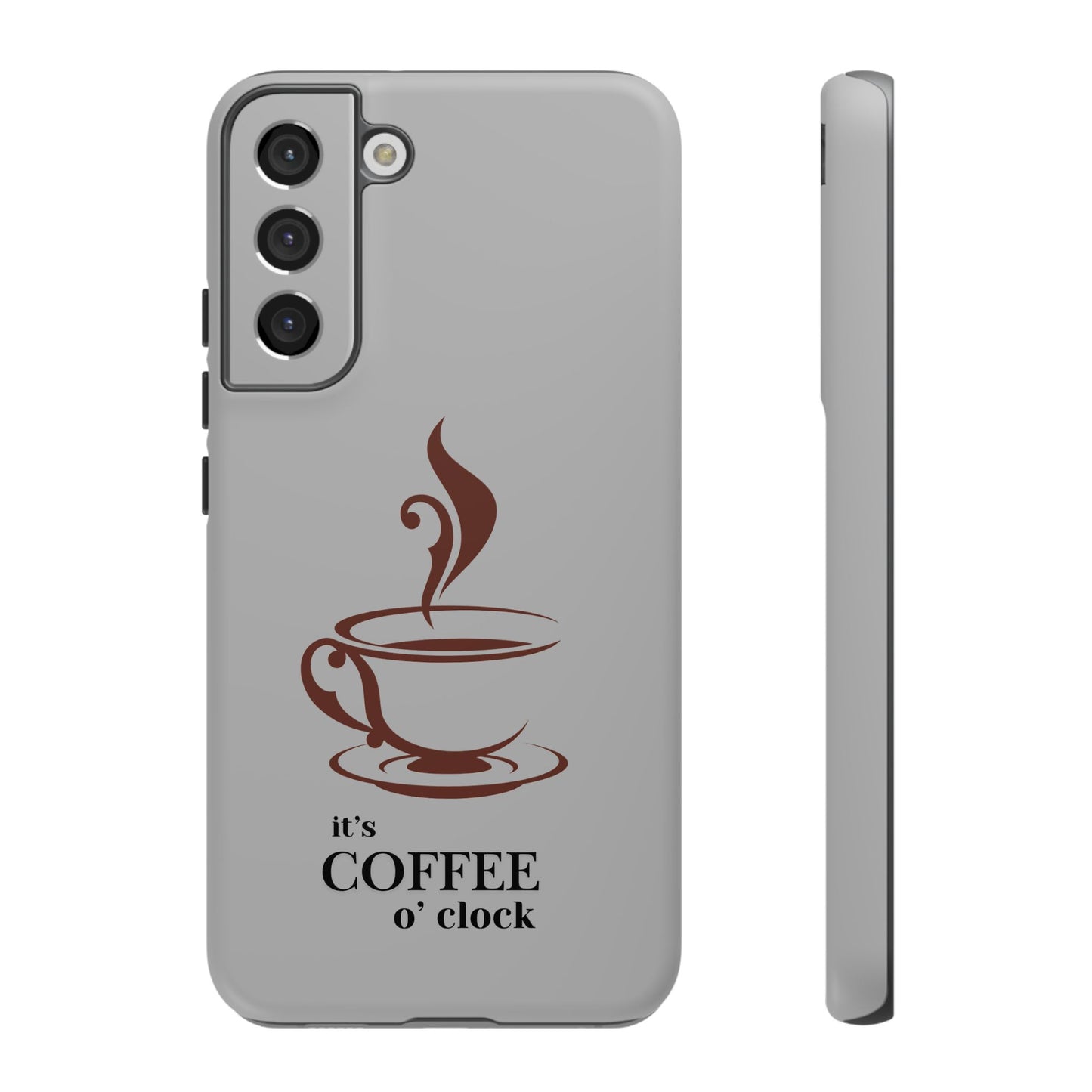 Coffee O'Clock Phone Case – Cute Coffee Cup Protective Phone Cover