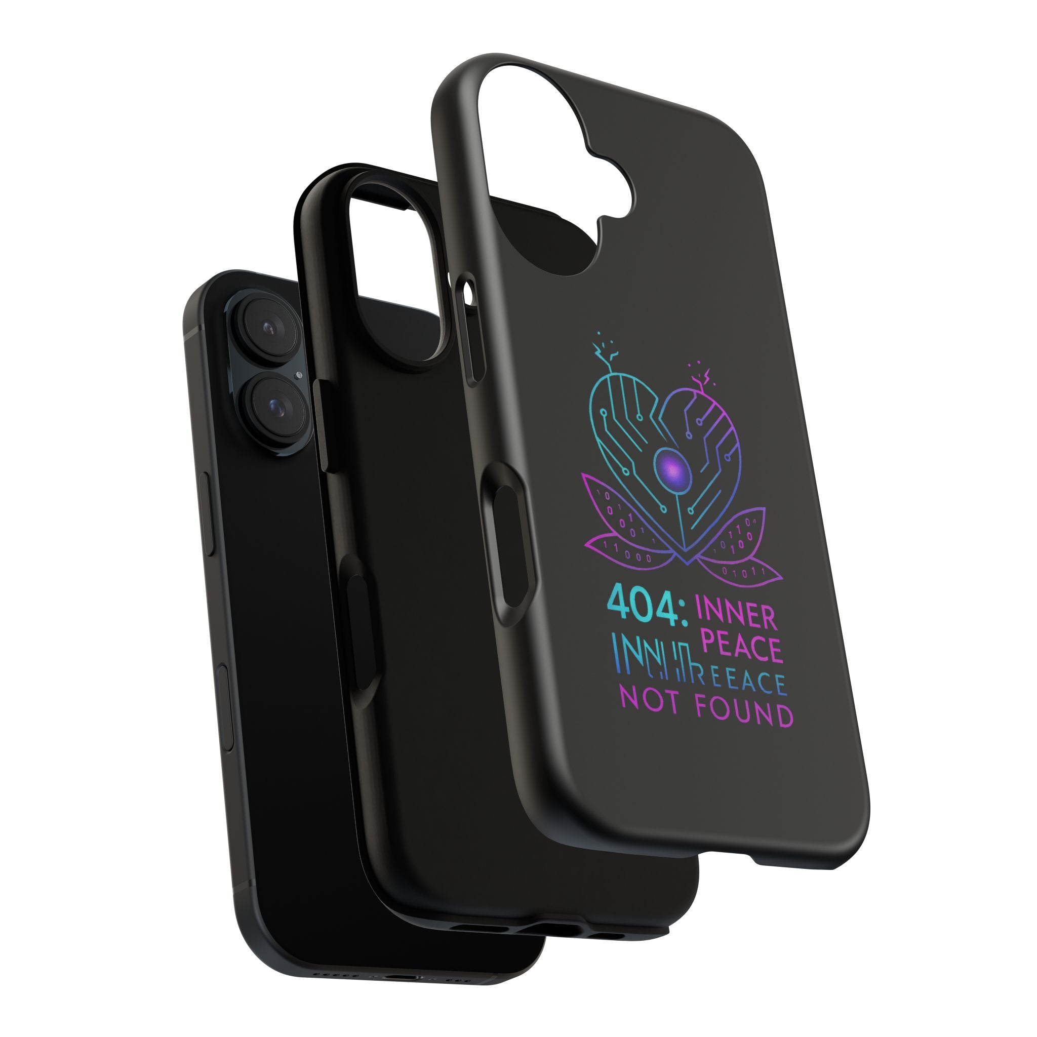 404 Inner Peace Phone Case | Tough Cases, Tech Accessories, Gift for Her, Cool Phone Cover, Unique Smartphone Case
