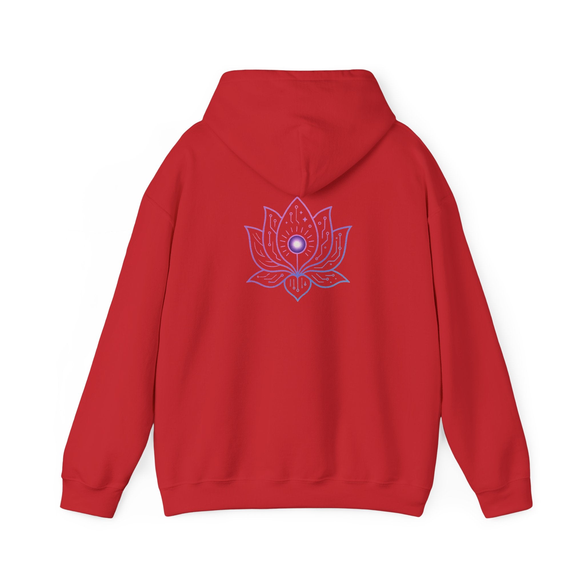Lotus Flower Hoodie, Spiritual Sweatshirt, Yoga Gear, Meditation Apparel, Unisex Heavy Blend Hoodie, Gift for Him and Her