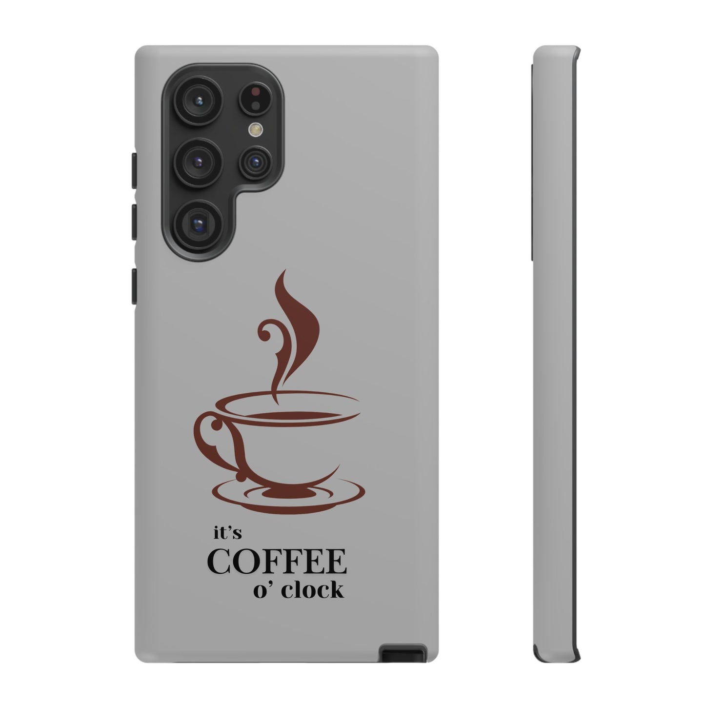 Coffee O'Clock Phone Case – Cute Coffee Cup Protective Phone Cover