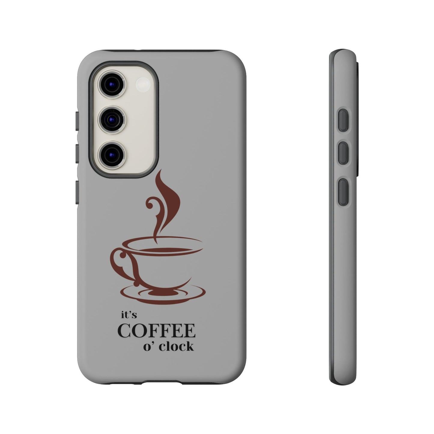 Coffee O'Clock Phone Case – Cute Coffee Cup Protective Phone Cover