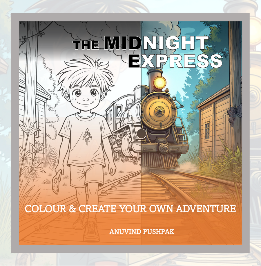 The Midnight Express: Colouring Book and Creative Storytelling