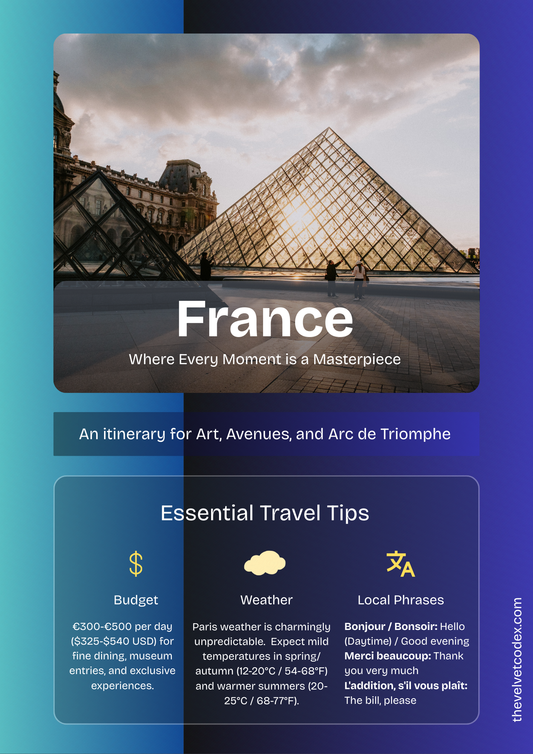 The France Explorer Blueprint - Your Complete Travel Itinerary